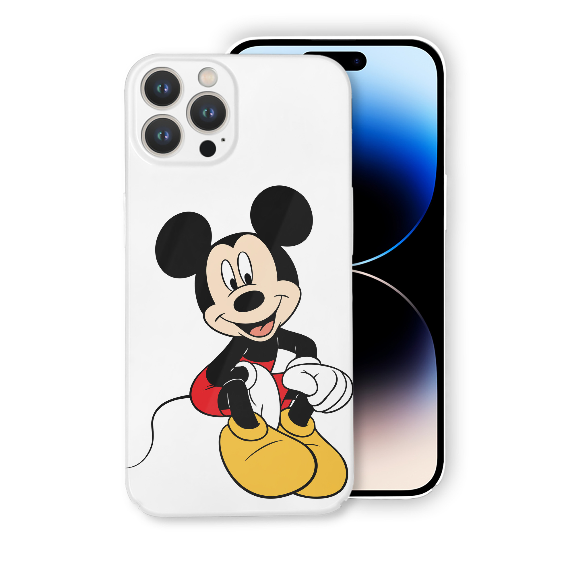 （画像用） ミッキーマウス Mickey Mouse 【iPhone 14シリーズ対応】ハードケース